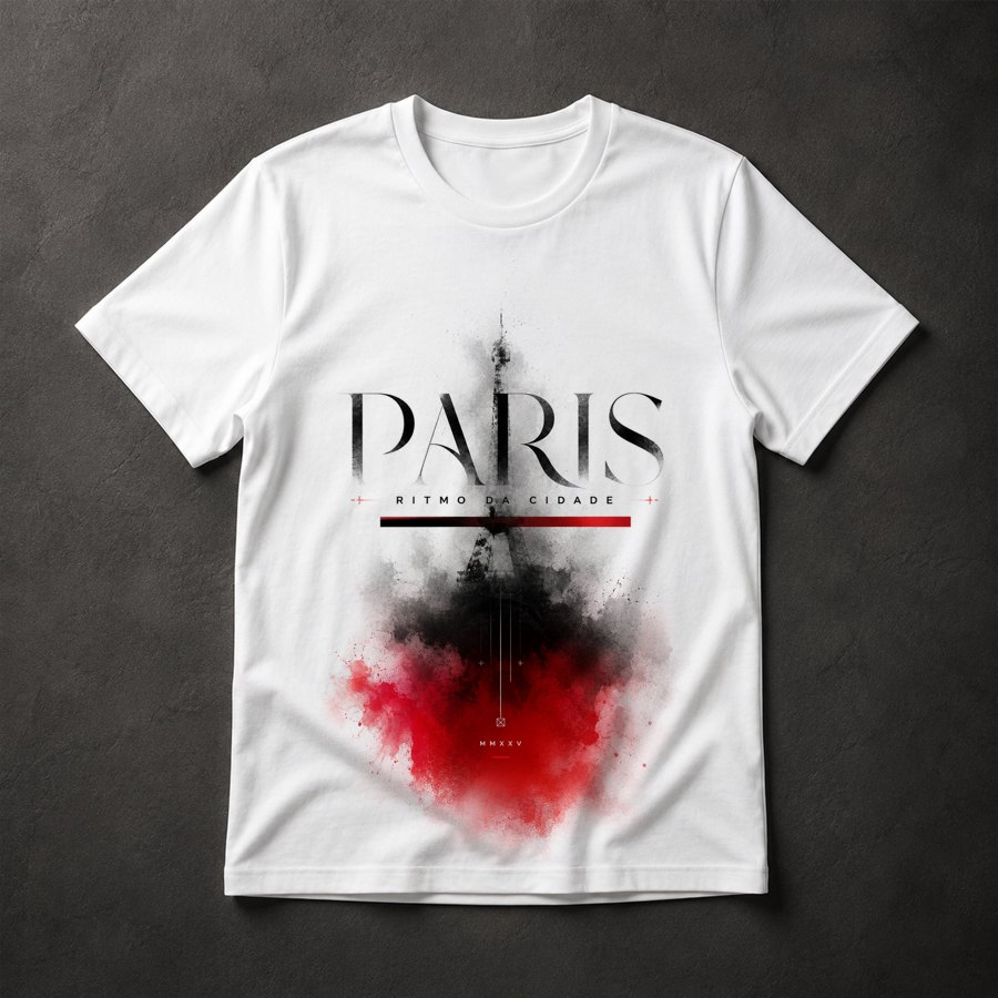 Camiseta Paris Torre Eiffel