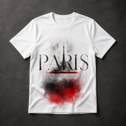 Camiseta Paris Torre Eiffel