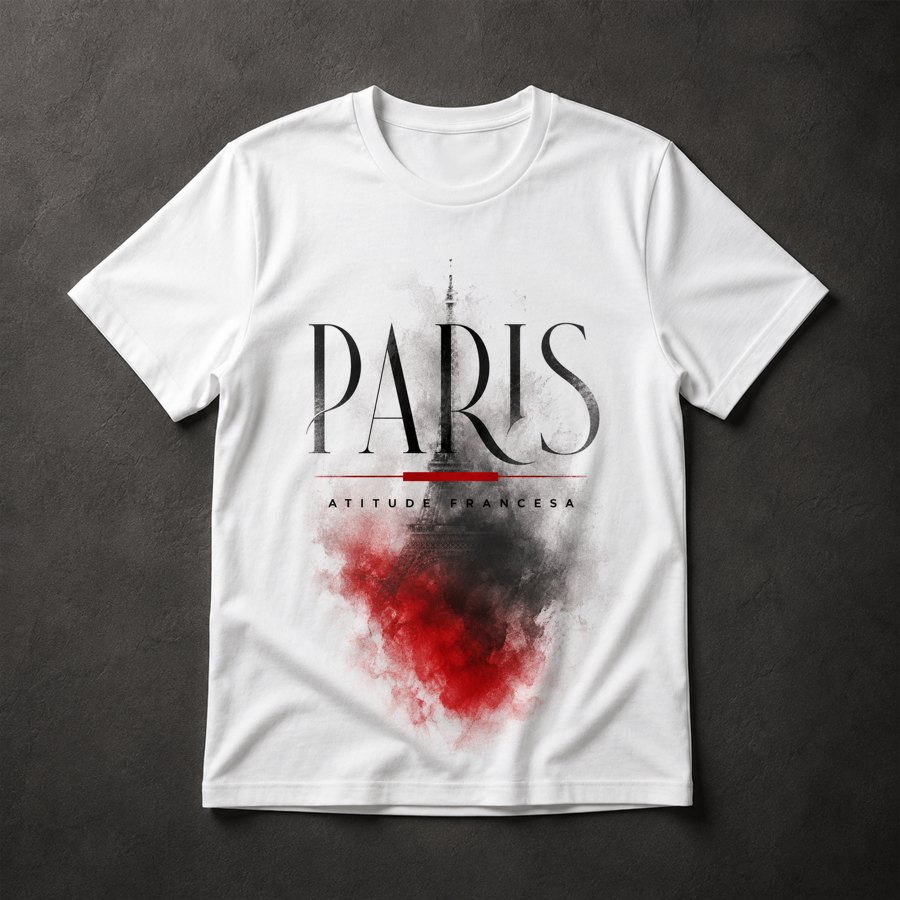Camiseta Paris Torre Eiffel
