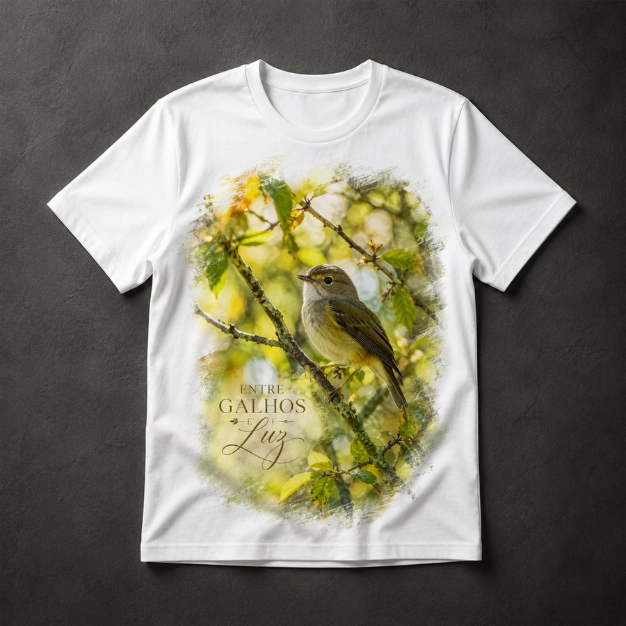 Camiseta Pássaro na Natureza