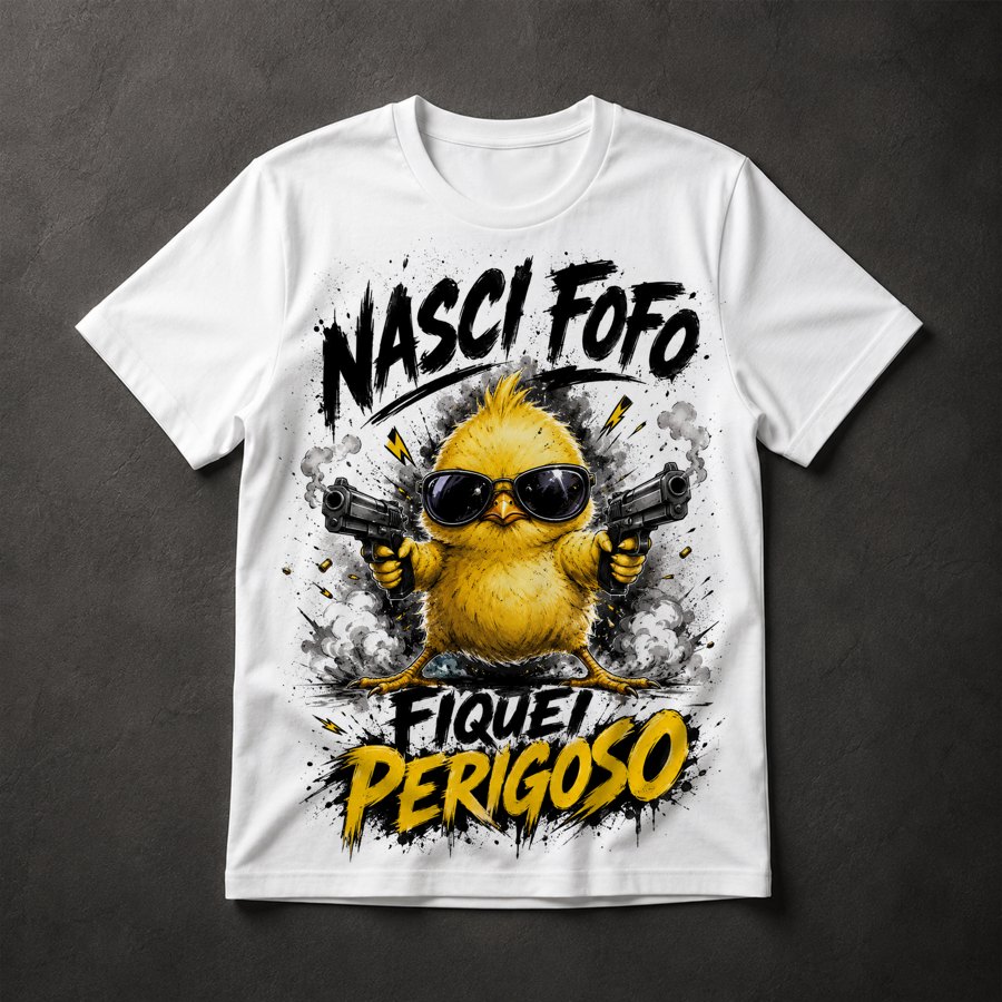 Camiseta Pintinho Perigoso