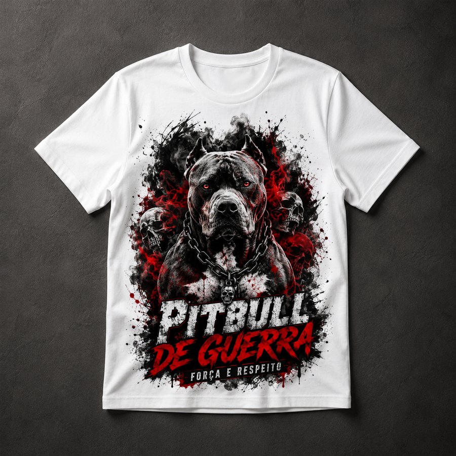 Camiseta Pitbull Guerra