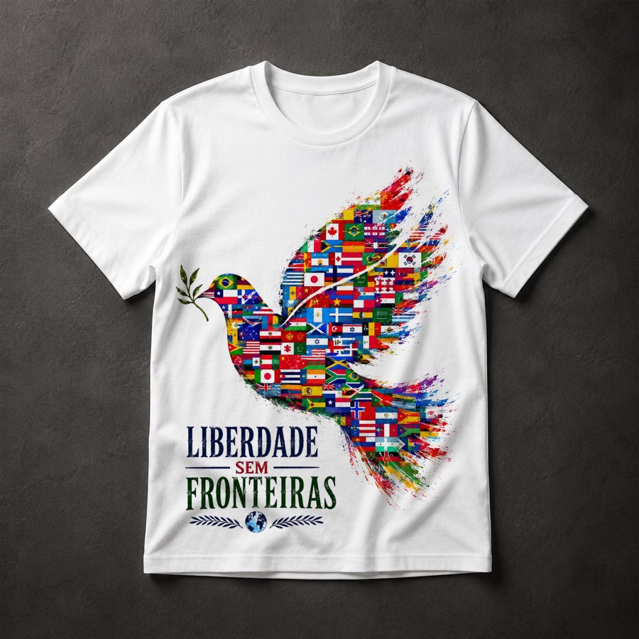 Camiseta Pomba da Paz