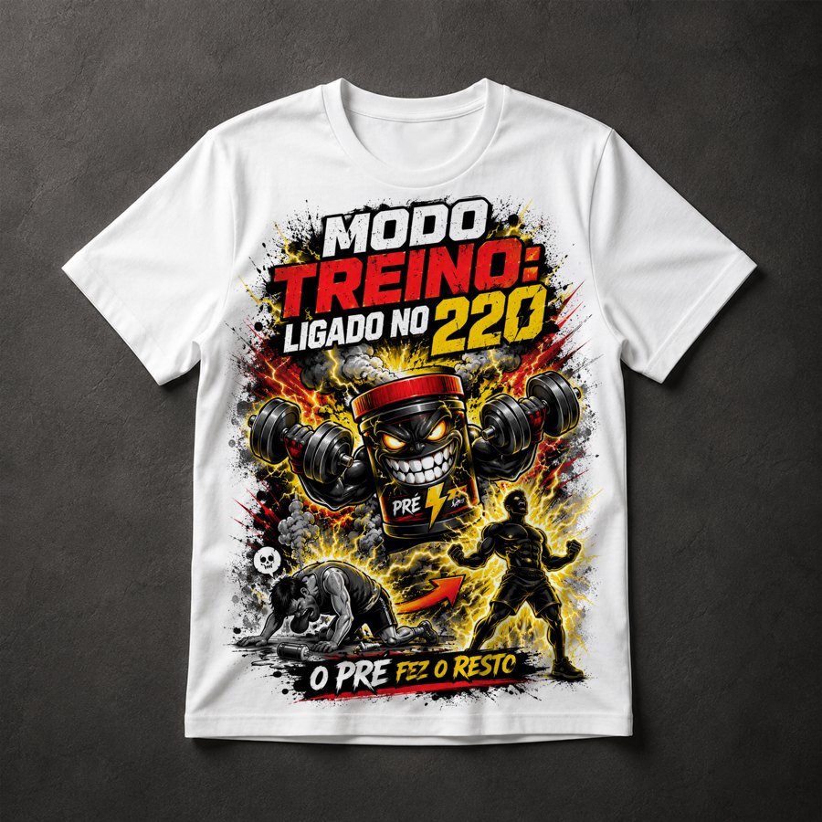 Camiseta Pré-treino academia