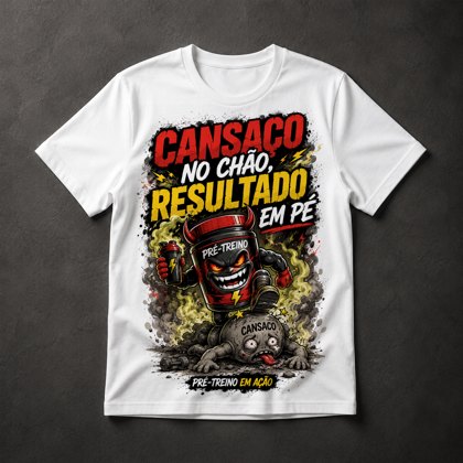 Camiseta Motivação Academia