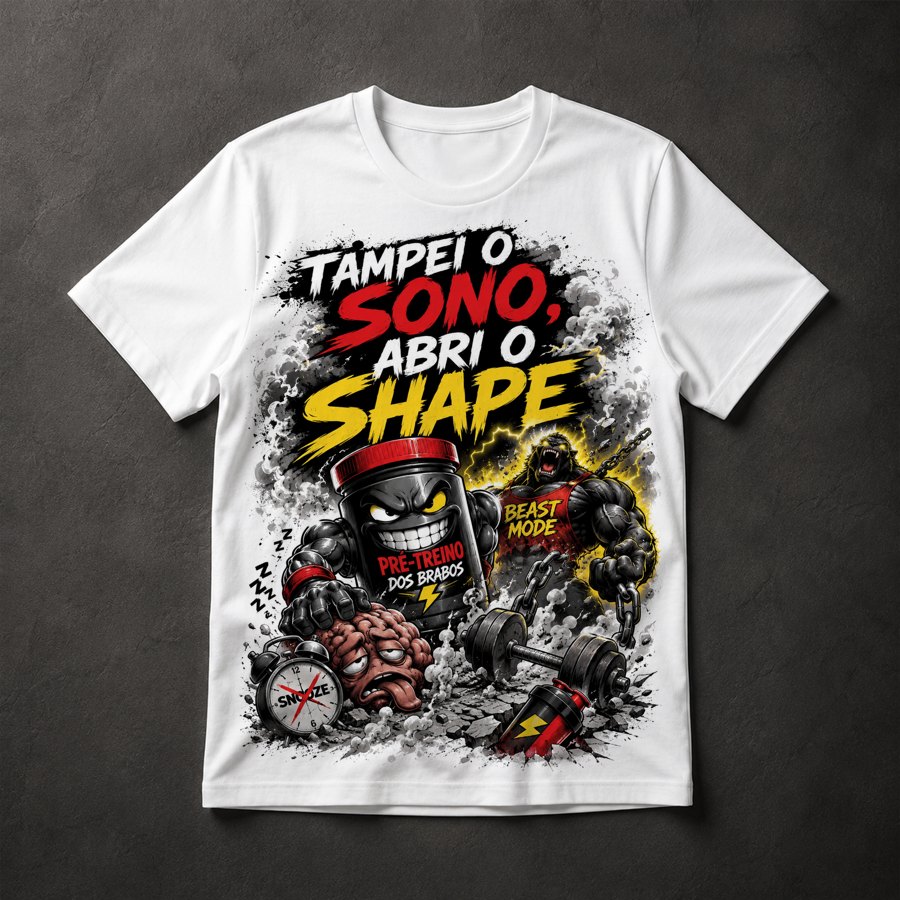 Camiseta Treino Motivação