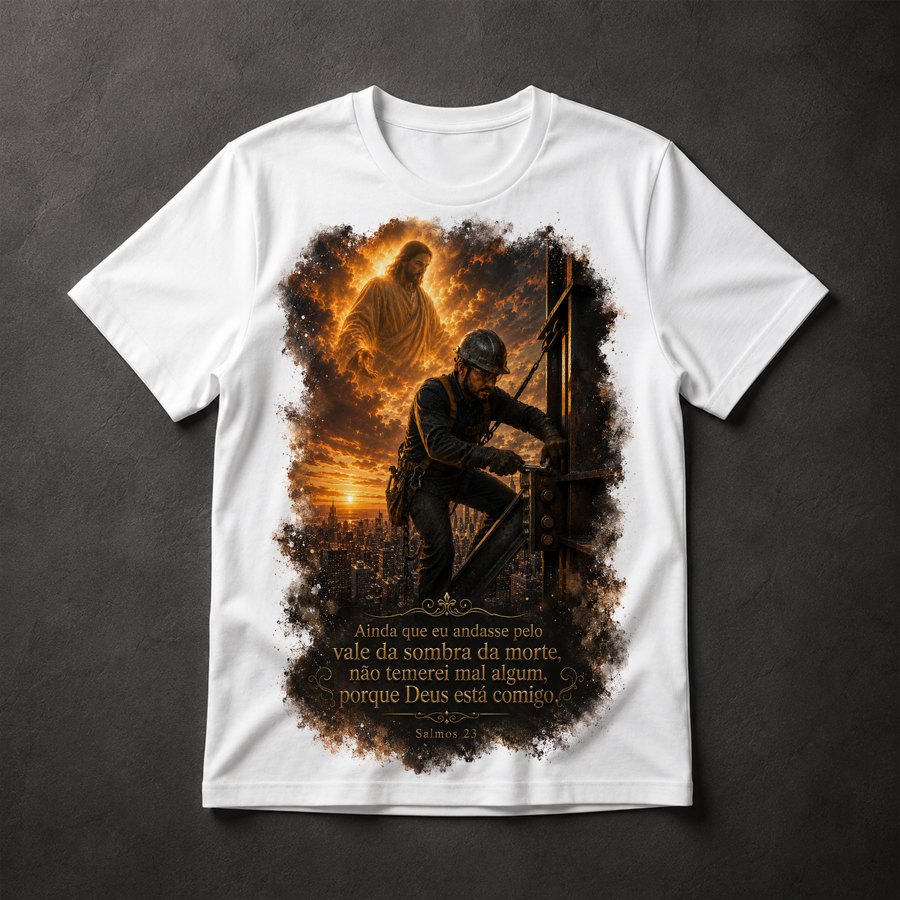 Camiseta Proteção Divina Trabalhador