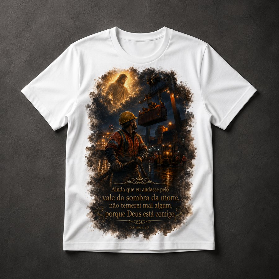 Camiseta Proteção Divina Trabalhador