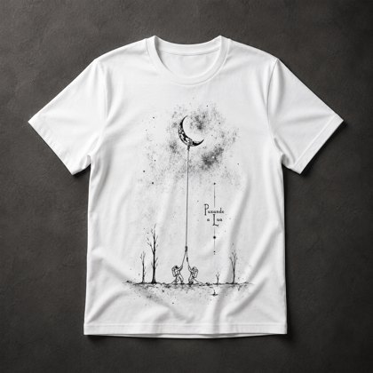 Camiseta Puxando a Lua