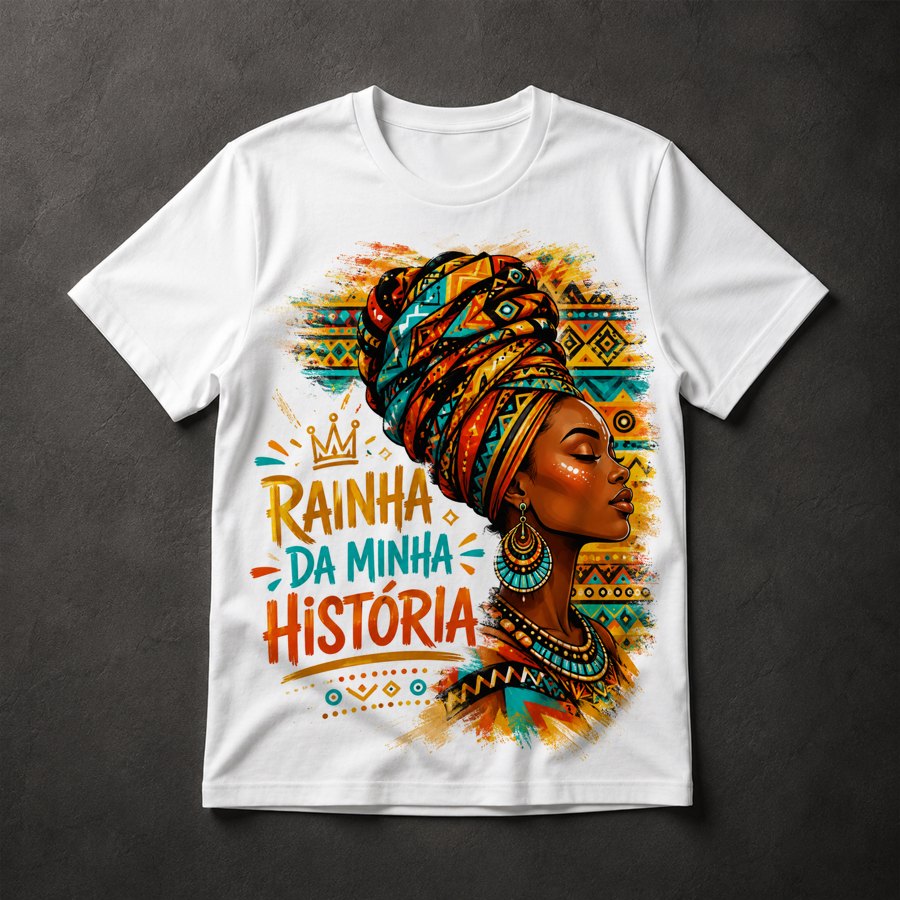Camiseta Rainha Africana