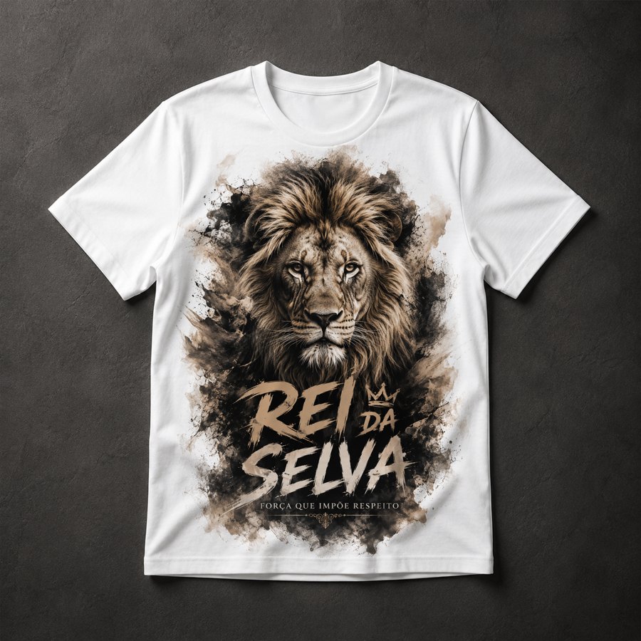 Camiseta Leão Rei