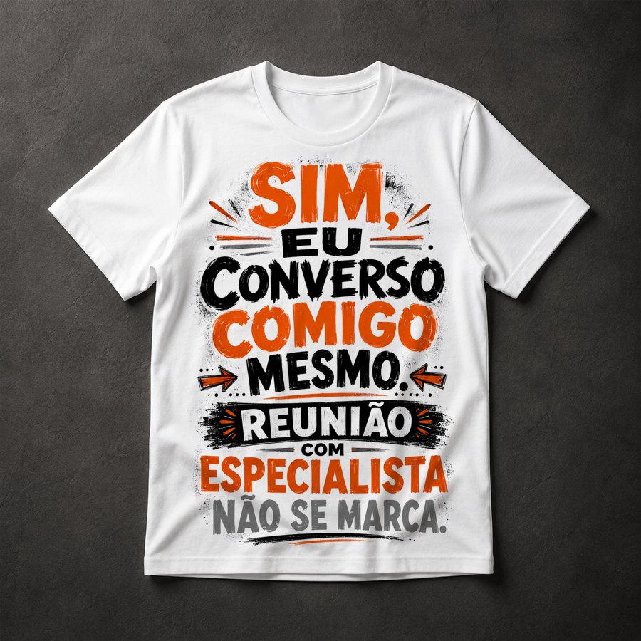 Camiseta humor introversão
