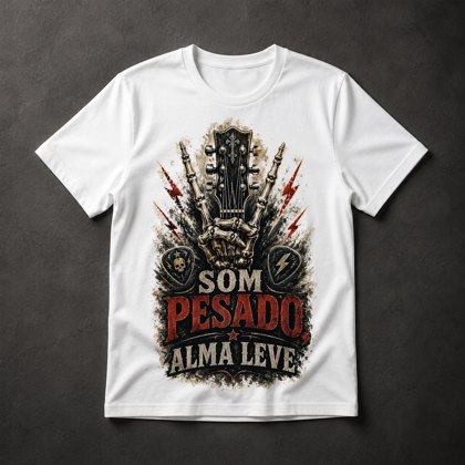 Camiseta Rock Pesado
