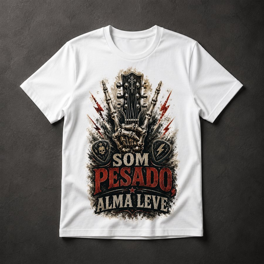 Camiseta Rock Pesado