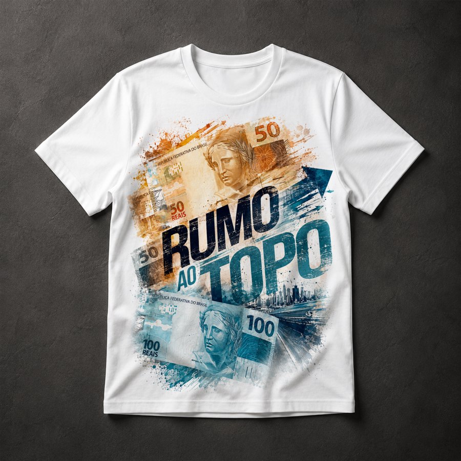 Camiseta Rumo ao Topo Financeiro