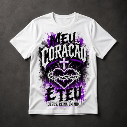 Camiseta fé cristã