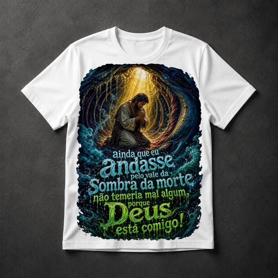 Camiseta Salmo 23 Oração