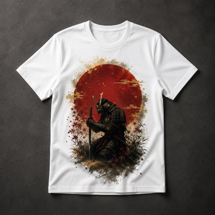 Camiseta Samurai Japonês