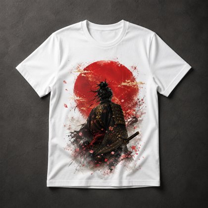 Camiseta Samurai Japonês