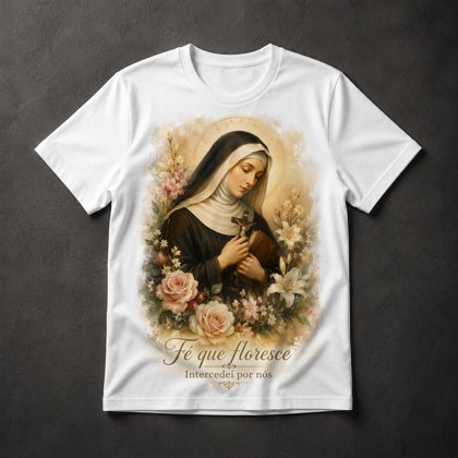 Camiseta fé religiosa