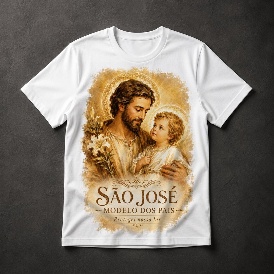 Camiseta São José Modelo dos Pais
