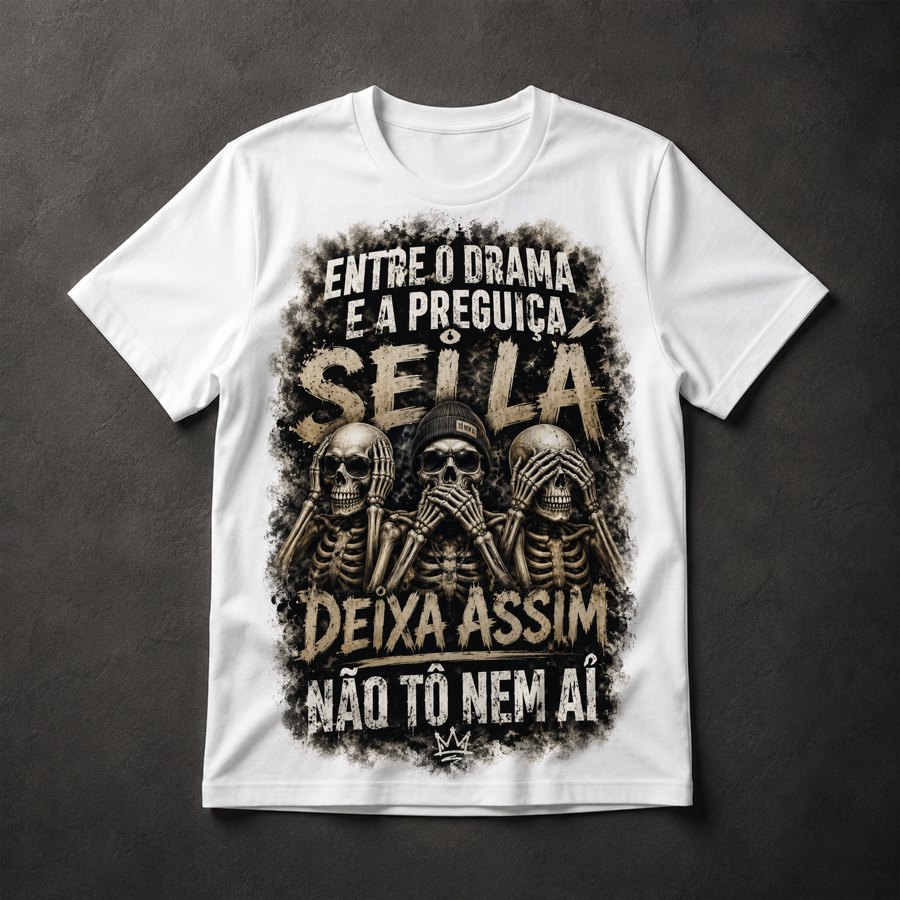 Camiseta Sei Lá Deixa Assim