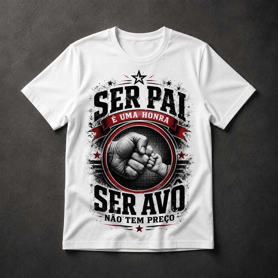 Camiseta Ser Pai Avô