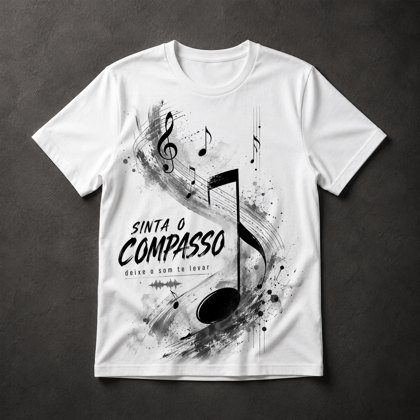 Camiseta música motivacional