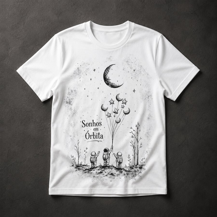 Camiseta Sonhos em Órbita