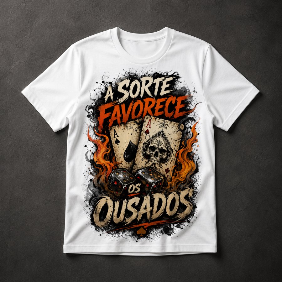 Camiseta Sorte dos Ousados