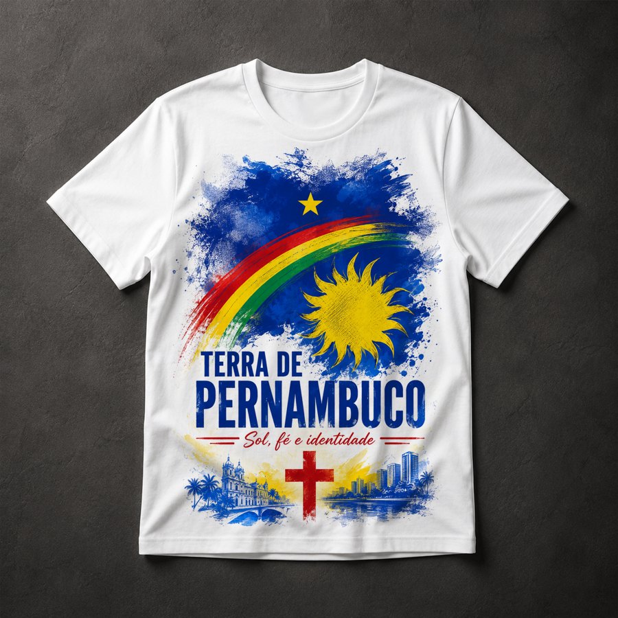 Camiseta Terra de Pernambuco