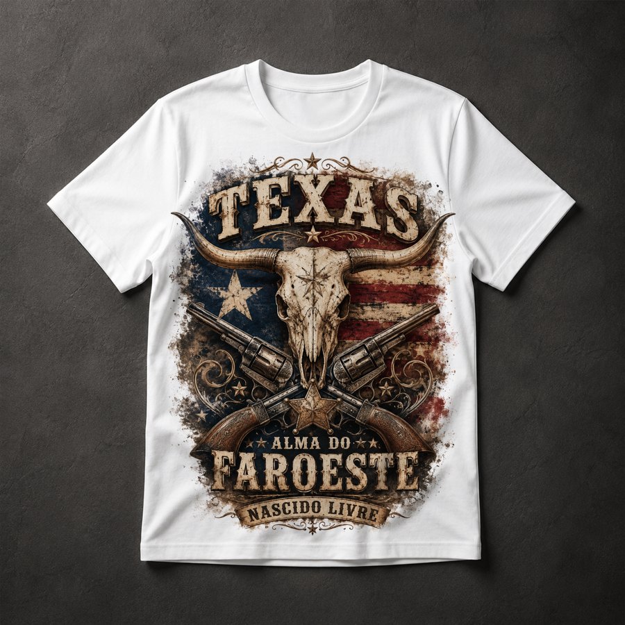Camiseta Texas Faroeste