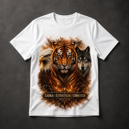 Camiseta Tigre Águia Lobo