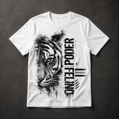 Camiseta Tigre Poder Felino