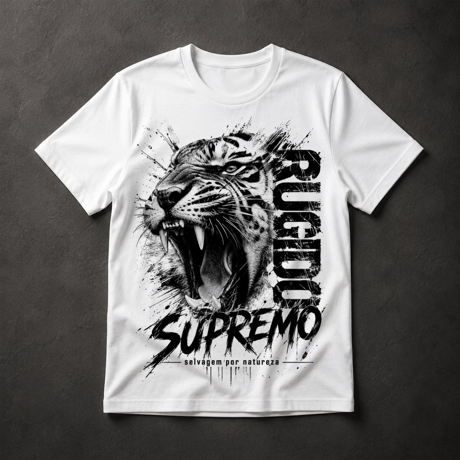 Camiseta Tigre Rugido
