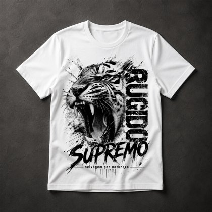 Camiseta Tigre Rugido