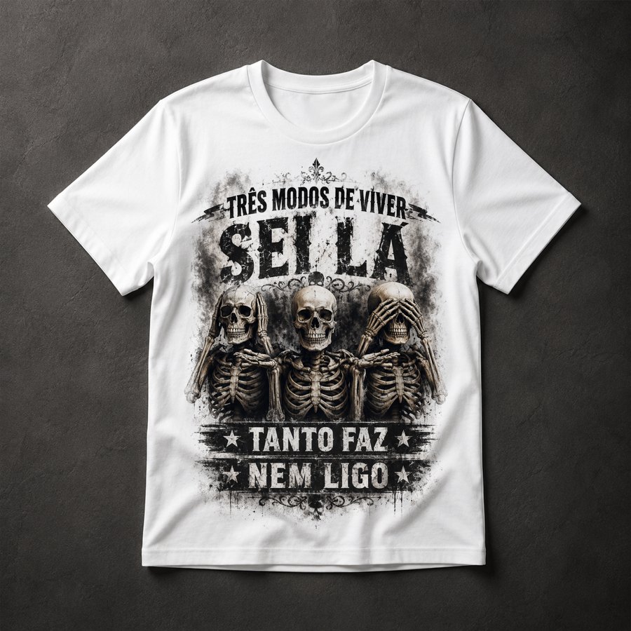 Camiseta Três Modos de Viver