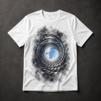 Camiseta Túnel Espiral