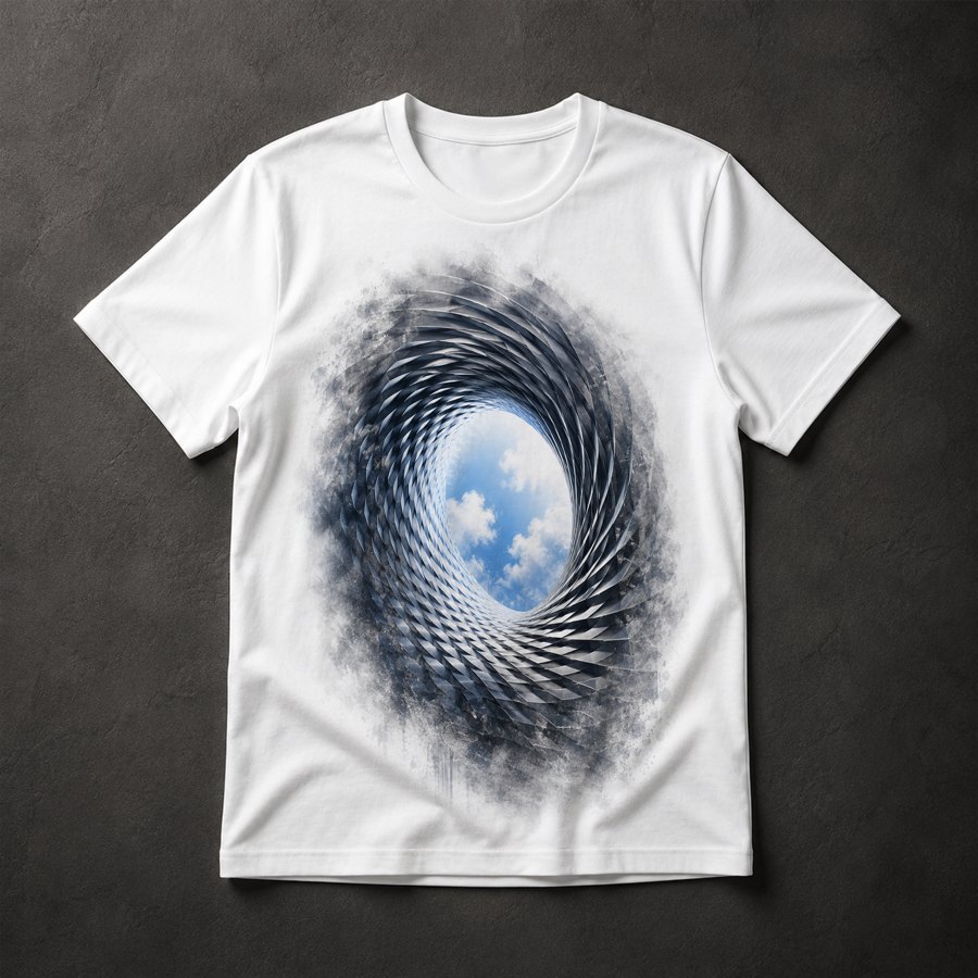 Camiseta Túnel Espiral
