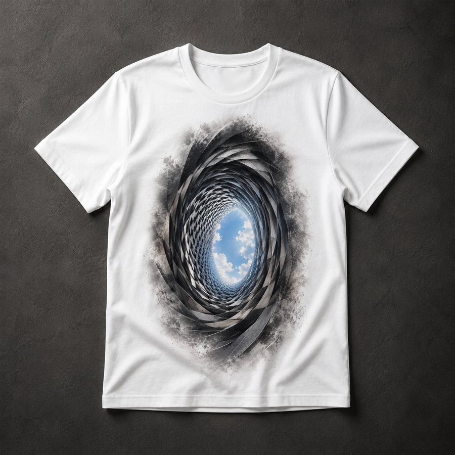 Camiseta Túnel Espiral