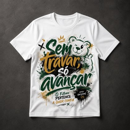 Camiseta Urso Motivacional