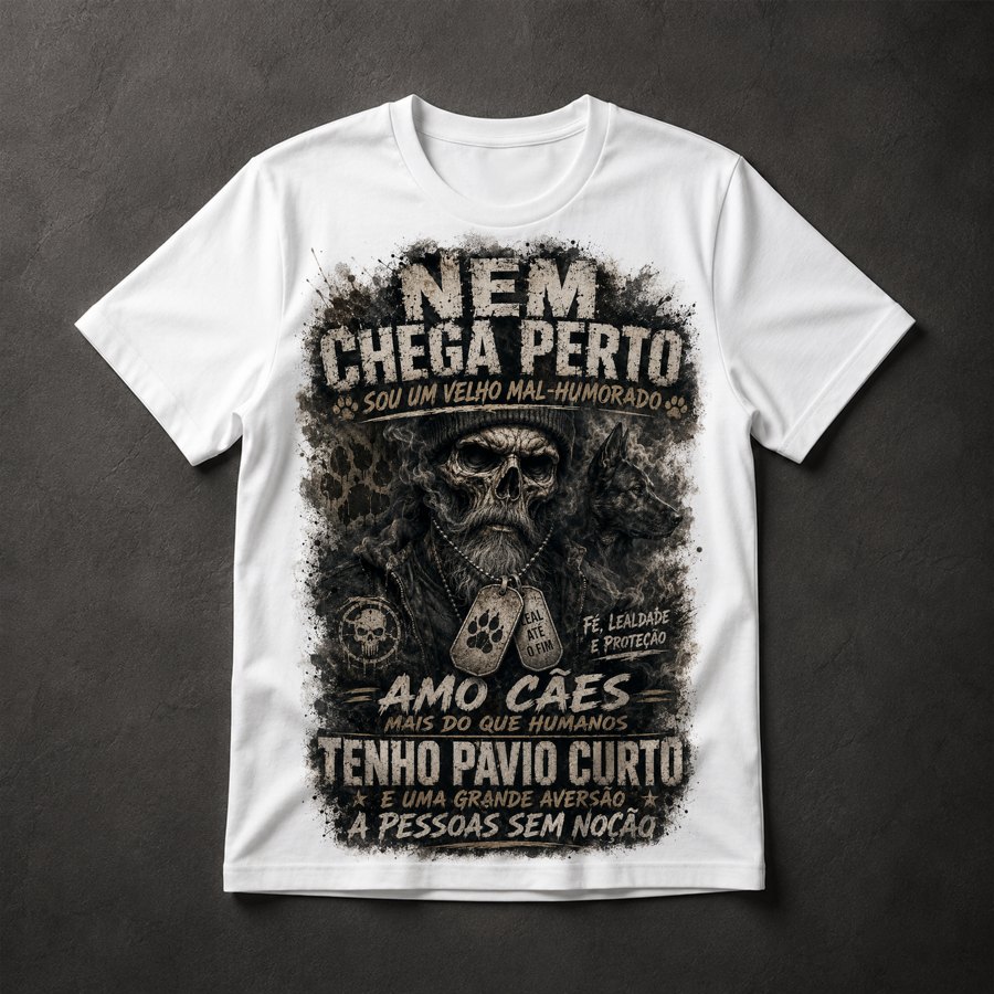Camiseta Velho Mal-Humorado