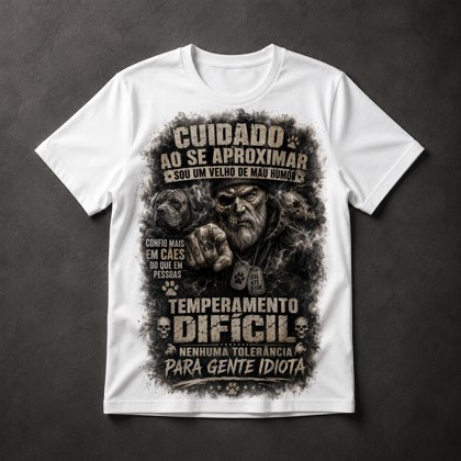 Camiseta Velho Mal-Humorado