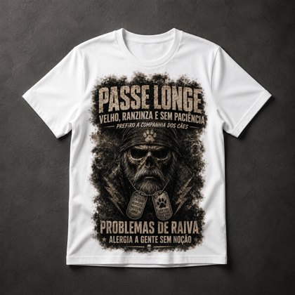 Camiseta Velho Ranzinza Cães