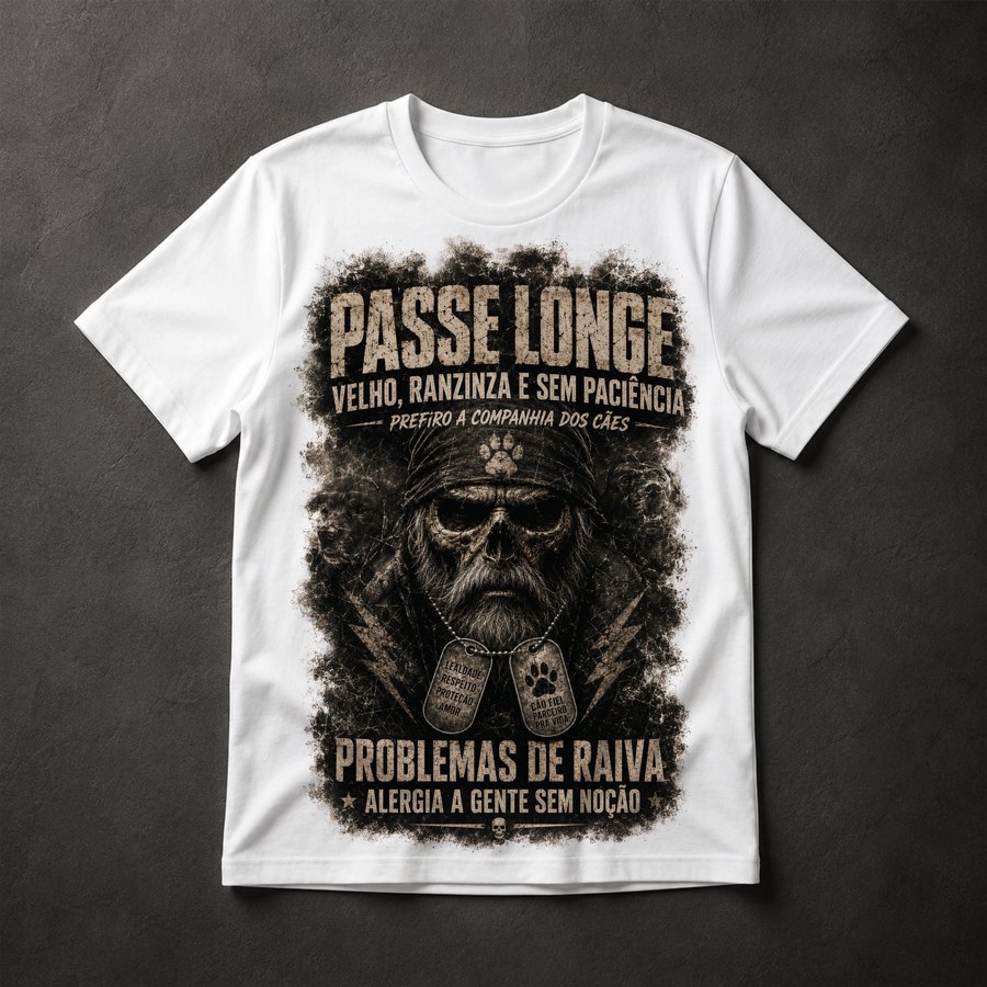 Camiseta Velho Ranzinza Cães