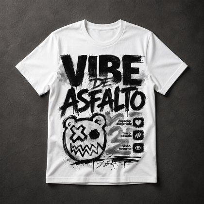 Camiseta streetwear urbano