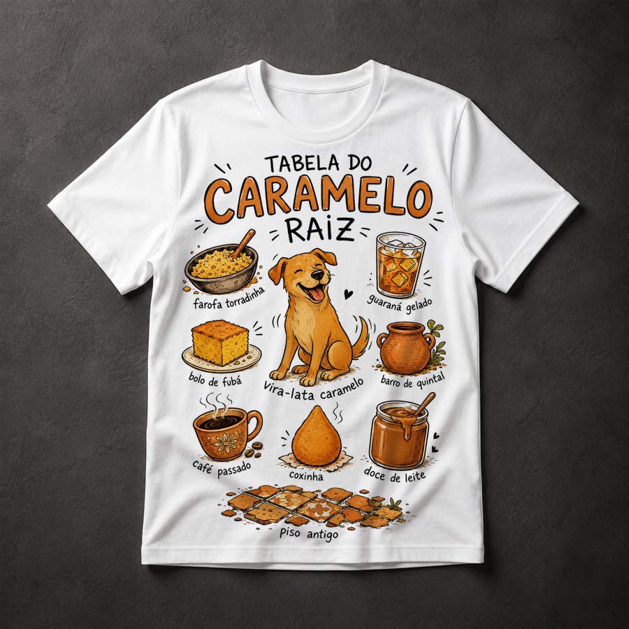Camiseta Vira-lata Caramelo
