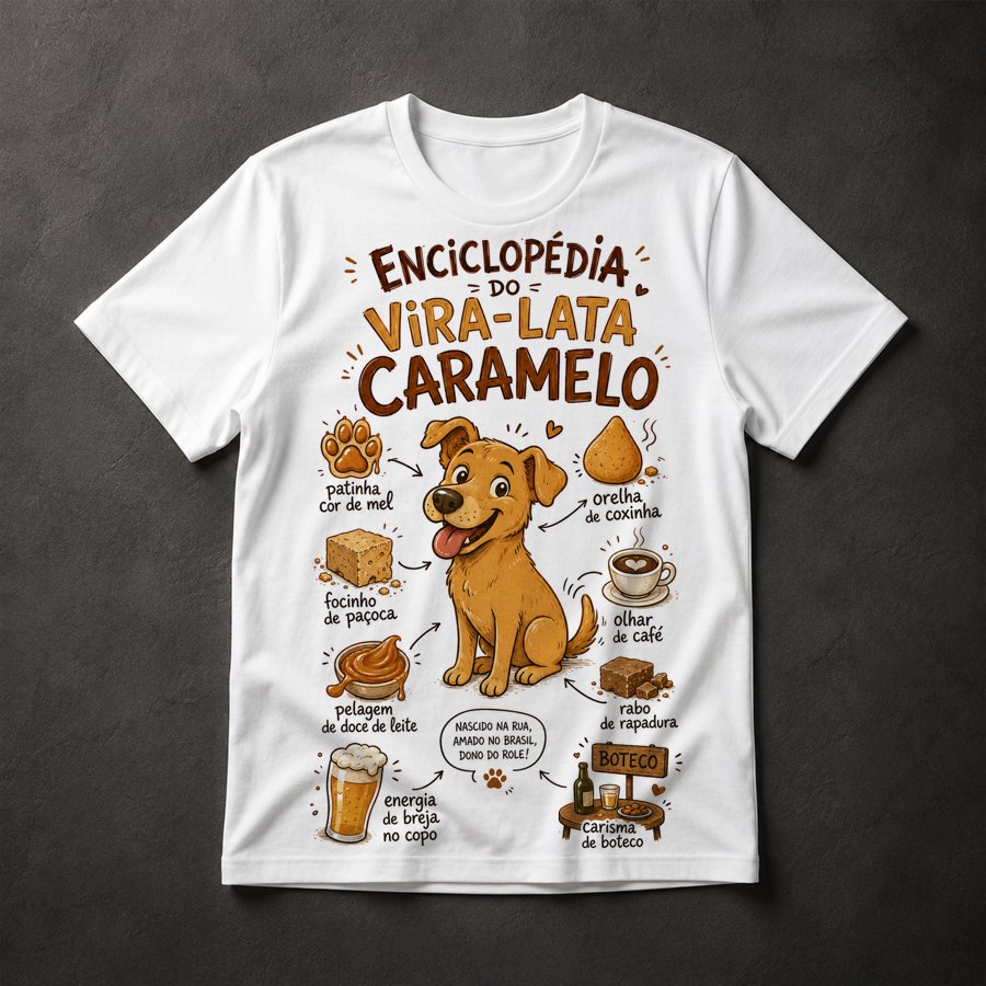Camiseta Vira-Lata Caramelo