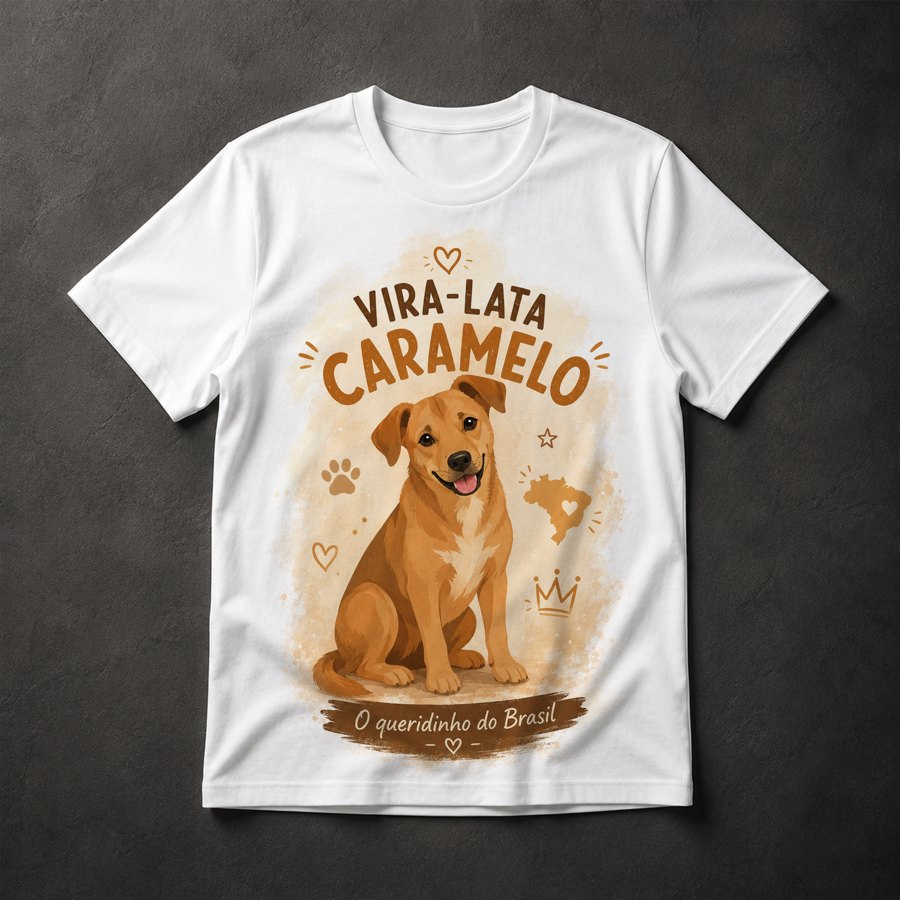 Camiseta Vira-Lata Caramelo
