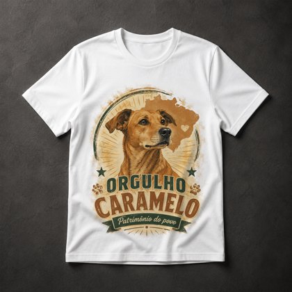 Camiseta Vira-lata Caramelo